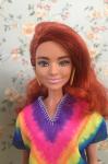 Mattel - Barbie - Fashionistas #141 - Tie-Dye Fringe Dress - Original - Doll